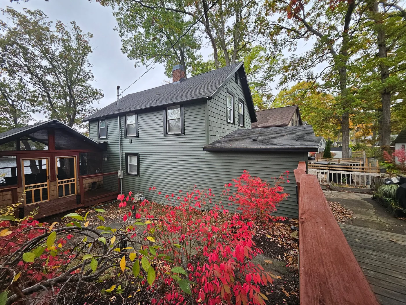 Whole-home exterior remodel with new siding and roof in Northeast Indiana